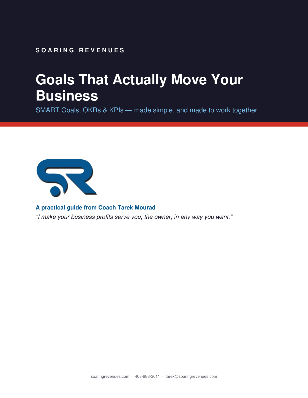 Cover of the SMART Goals, OKRs & KPIs guide